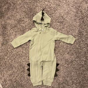 Toddler's Green Dinosaur Onesie/Costume - NEW